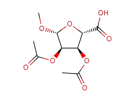 methyl 2,3-di-O-acetyl-β-D-ribofuranoside-5-carboxylic acid