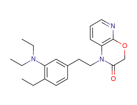 1H-Pyrido[2,3-b][1,4]oxazin-2(3H)-one,
1-[2-[3-(diethylamino)-4-ethylphenyl]ethyl]-