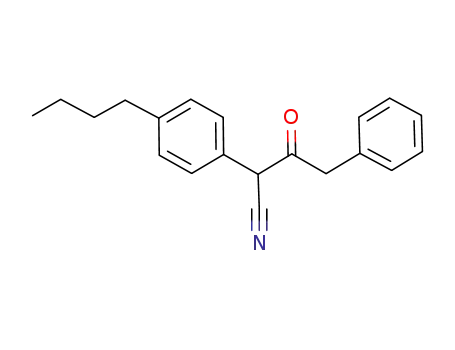Molecular Structure of 960048-18-4 (2-(4-n-butylphenyl)-3-oxo-4-phenylbutanenitrile)