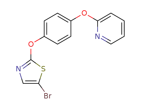 Pyridine, 2-[4-[(5-bromo-2-thiazolyl)oxy]phenoxy]-