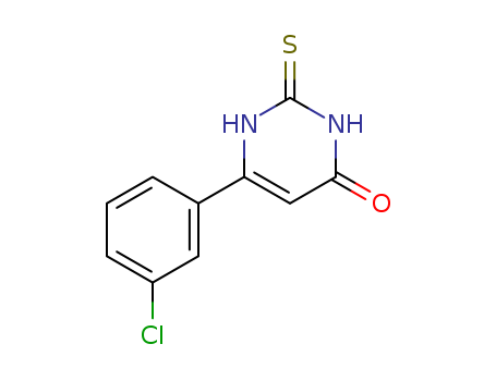 6-(3-chlorophenyl)-2,3-dihydro-2-thioxo-4(1H)-Pyrimidinone