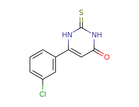 4(1H)-Pyrimidinone,6-(3-chlorophenyl)-2,3-dihydro-2-thioxo-