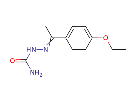 Molecular Structure of 7252-58-6 ([1-(4-ethoxyphenyl)ethylideneamino]urea)