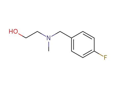 Molecular Structure of 2248-70-6 (2-[(4-Fluoro-benzyl)-Methyl-aMino]-ethanol)