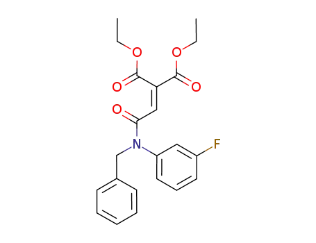 Propanedioic acid,
[2-[(3-fluorophenyl)(phenylmethyl)amino]-2-oxoethylidene]-, diethyl ester
