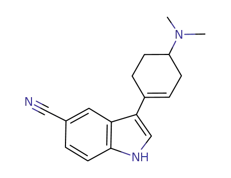 3-(4-(dimethylamino)cyclohex-1-
enyl)-1H-indole-5-carbonitrile