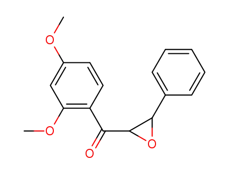 Molecular Structure of 54305-70-3 ((2,4-dimethoxyphenyl)(3-phenyloxiran-2-yl)methanone)
