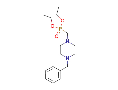 Molecular Structure of 157524-19-1 (diethyl benzylpiperazinomethylphosphonate)