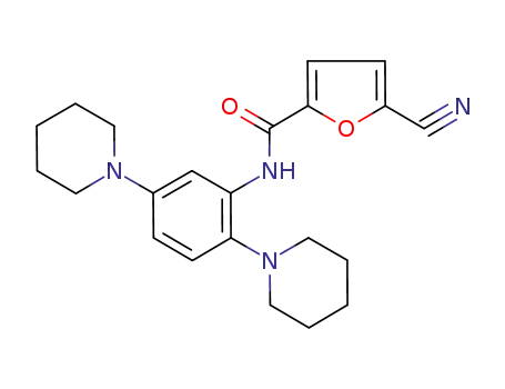 N-[2,5-bis(1-piperidyl)phenyl]-5-cyano-furan-2-carboxamide