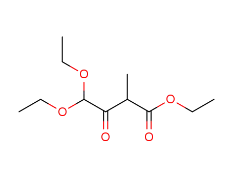 Molecular Structure of 24132-51-2 (ethyl 4,4-diethoxy-2-methyl-3-oxobutanoate)