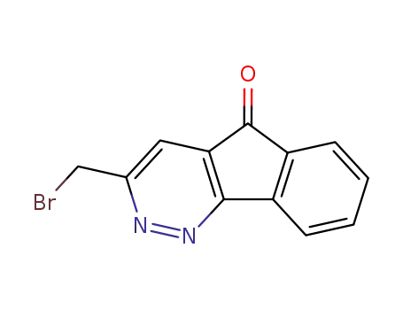Molecular Structure of 828265-47-0 (5H-Indeno[1,2-c]pyridazin-5-one, 3-(bromomethyl)-)