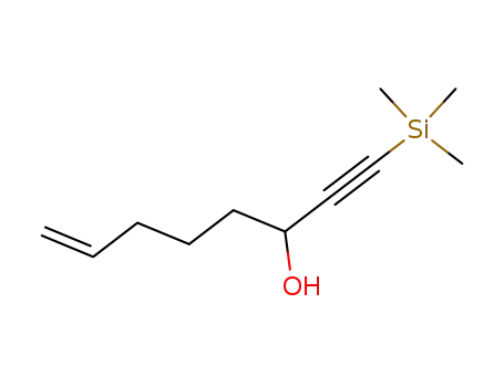 Molecular Structure of 122700-29-2 (7-Octen-1-yn-3-ol, 1-(trimethylsilyl)-)