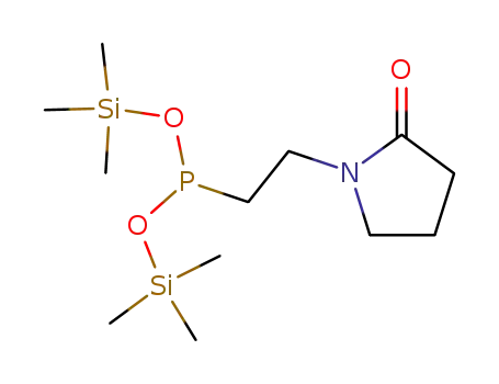 Molecular Structure of 188965-63-1 (bis(trimethylsilyl) 2-[N-(2-oxopyrrolidino)]ethylphosphonite)