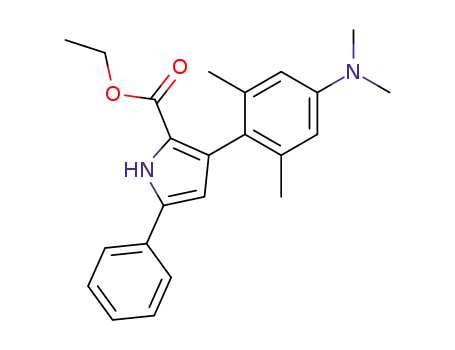 1H-Pyrrole-2-carboxylic acid,
3-[4-(dimethylamino)-2,6-dimethylphenyl]-5-phenyl-, ethyl ester