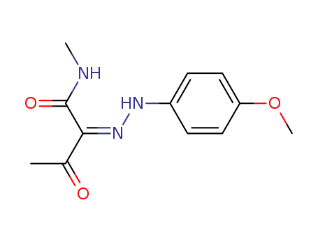(2E)-2-[2-(4-methoxyphenyl)hydrazinylidene]-N-methyl-3-oxobutanamide