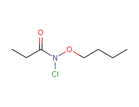 Propanamide,  N-butoxy-N-chloro-