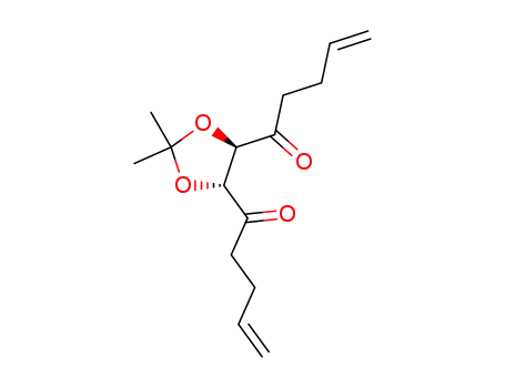 4-Penten-1-one, 1,1'-[(4R,5R)-2,2-dimethyl-1,3-dioxolane-4,5-diyl]bis-