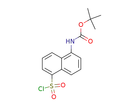 Carbamic acid, [5-(chlorosulfonyl)-1-naphthalenyl]-, 1,1-dimethylethyl
ester