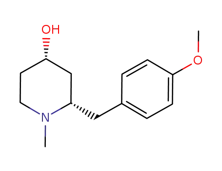 (2S,4S)-2-(4-methoxybenzyl)-1-methyl-4-piperidinol