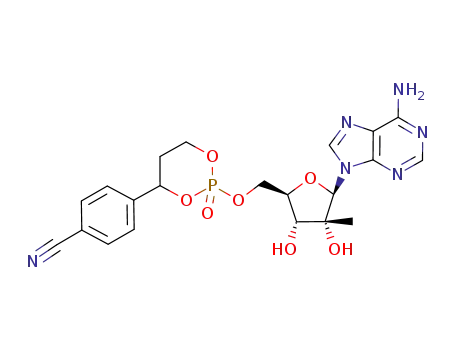 Molecular Structure of 926654-19-5 (C<sub>21</sub>H<sub>23</sub>N<sub>6</sub>O<sub>7</sub>P)