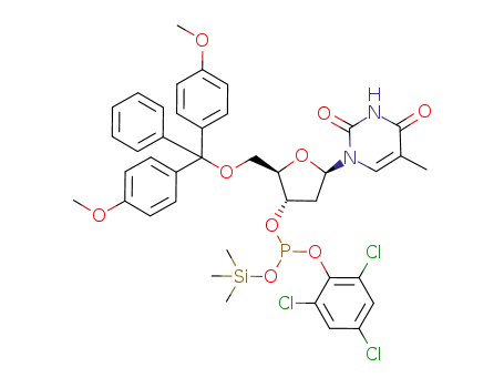 C<sub>40</sub>H<sub>42</sub>Cl<sub>3</sub>N<sub>2</sub>O<sub>9</sub>PSi