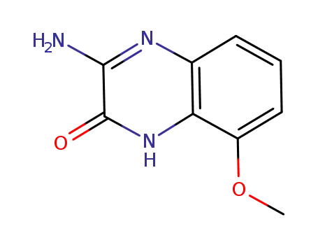 Molecular Structure of 659729-78-9 (2(1H)-Quinoxalinone,3-amino-8-methoxy-(9CI))