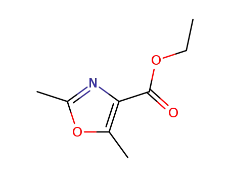 Molecular Structure of 23000-15-9 (ETHYL 2,5-DIMETHYL-1,3-OXAZOLE-4-CARBOXYLATE)