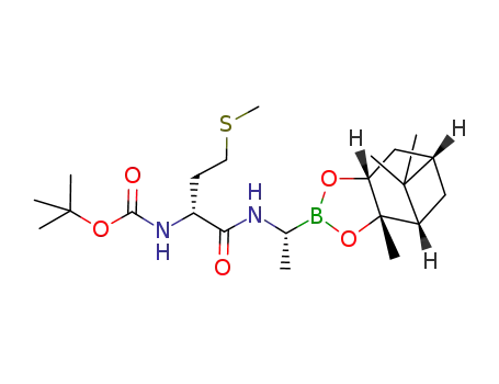 (1R)-1-[N-(tert-butoxycarbonyl)-D-methionyl]amino-ethylboronate (+)-pinanediol ester