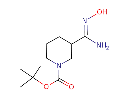 1-tert-Butyloxycarbonyl-3-(N-hydroxycarbamimidoyl)-piperidine