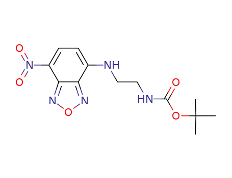 Molecular Structure of 210686-21-8 (N-Boc-2-(7-Nitro-2,1,3-benzoxadiazol-4-ylaMino)ethylaMine)