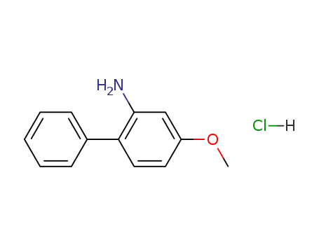 Molecular Structure of 107624-16-8 (6-PHENYL-M-ANISIDINE HYDROCHLORIDE)