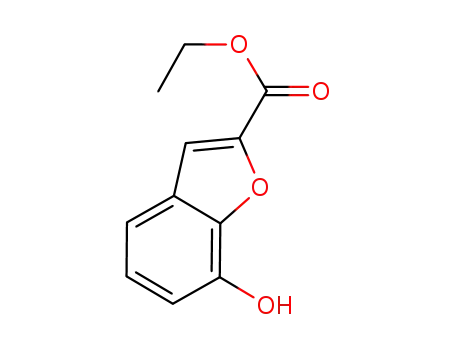 Molecular Structure of 39543-86-7 (2-Benzofurancarboxylic acid, 7-hydroxy-, ethyl ester)