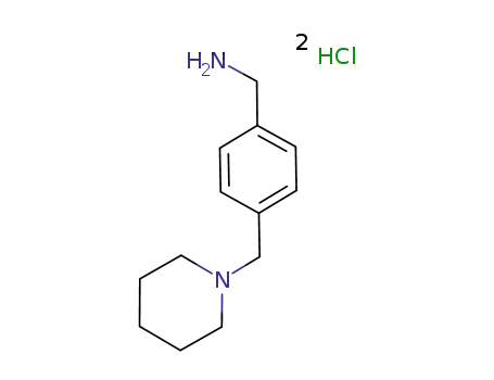 Molecular Structure of 875126-51-5 (4-(1-Piperidinylmethyl)-benzenemethanaminedihydrochloride)