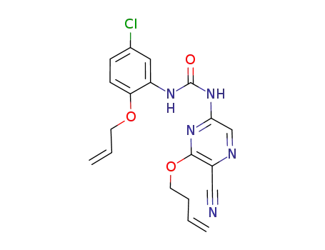 N-[2-(allyloxy)-5-chlorophenyl]-N'-[6-(3-butenyloxy)-5-cyano-2-pyrazinyl]urea