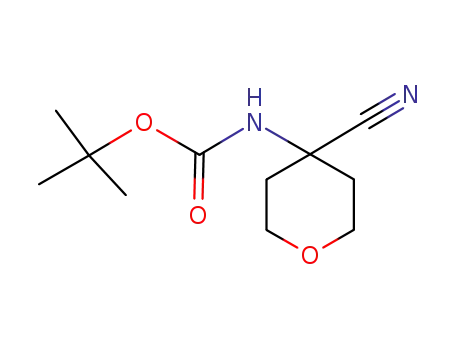 tert-butyl 4-cyano-tetrahydro-2H-pyran-4-ylcarbamate