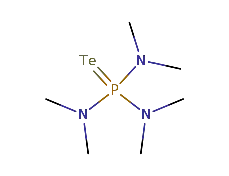 Molecular Structure of 21992-94-9 (Phosphorotelluroic triamide, hexamethyl-)
