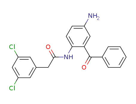 N-(4-amino-2-benzoylphenyl)-2-(3,5-dichlorphenyl)acetamide