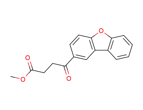 Molecular Structure of 36109-81-6 (γ-oxo-2-dibenzofuranbutanoic acid methyl ester)