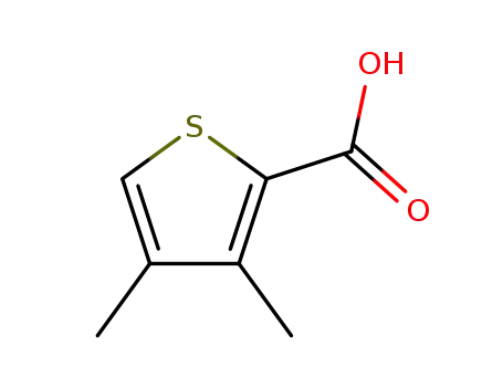 Molecular Structure of 89639-74-7 (3,4-Dimethylthiophene-2-carboxylic acid)
