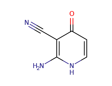 Molecular Structure of 306960-29-2 (3-Pyridinecarbonitrile,2-amino-1,4-dihydro-4-oxo-(9CI))