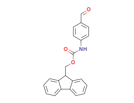 Molecular Structure of 475160-85-1 (Carbamic acid, (4-formylphenyl)-, 9H-fluoren-9-ylmethyl ester)