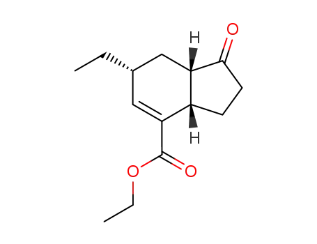 (3aS,6R,7aS)-ethyl 6-ethyl-1-oxo-2,3,3a,6,7,7a-hexahydro-1H-indene-4-carboxylate