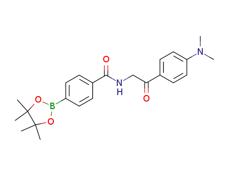Benzamide,
N-[2-[4-(dimethylamino)phenyl]-2-oxoethyl]-4-(4,4,5,5-tetramethyl-1,3,2-
dioxaborolan-2-yl)-