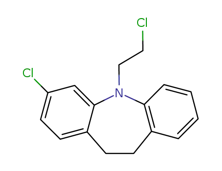 Molecular Structure of 351228-39-2 (3-chloro-5-(2-chloroethyl)-10,11-dihydro-5H-dibenz[b,f]azepine)