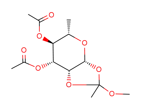 3,4-di-O-acetyl-1,2-O-methoxyethylidene-β-L-rhamnopyranose