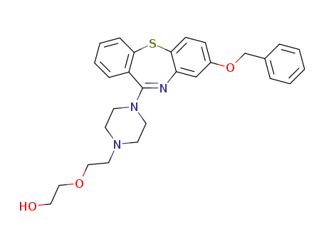 2-{2-[4-(8-benzyloxy-dibenzo[<i>b</i>,<i>f</i>][1,4]thiazepin-11-yl)-piperazin-1-yl]-ethoxy}-ethanol