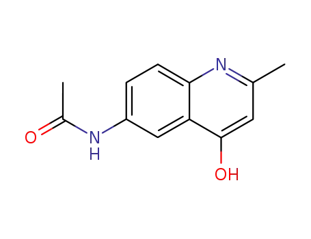 Molecular Structure of 1140-81-4 (6-ACETAMIDO-4-HYDROXY-2-METHYLQUINOLINE)