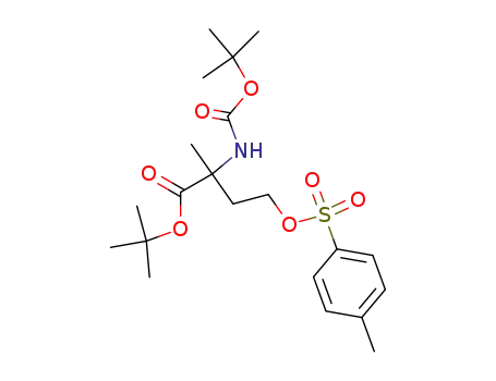 2-<i>tert</i>-butoxycarbonylamino-2-methyl-4-(toluene-4-sulfonyloxy)-butyric acid <i>tert</i>-butyl ester