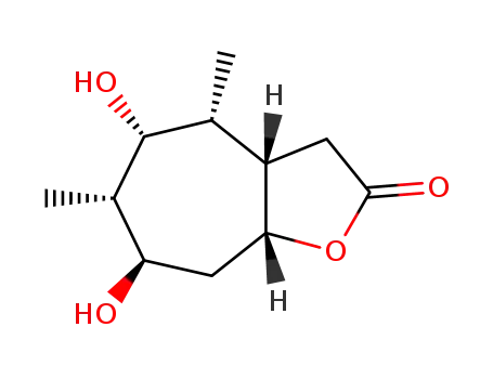 Molecular Structure of 328394-37-2 (2H-Cyclohepta[b]furan-2-one, octahydro-5,7-dihydroxy-4,6-dimethyl-, (3aR,4S,5S,6R,7S,8aS)-rel- (9CI))
