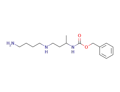 Carbamic acid, [3-[(4-aminobutyl)amino]-1-methylpropyl]-, phenylmethyl
ester